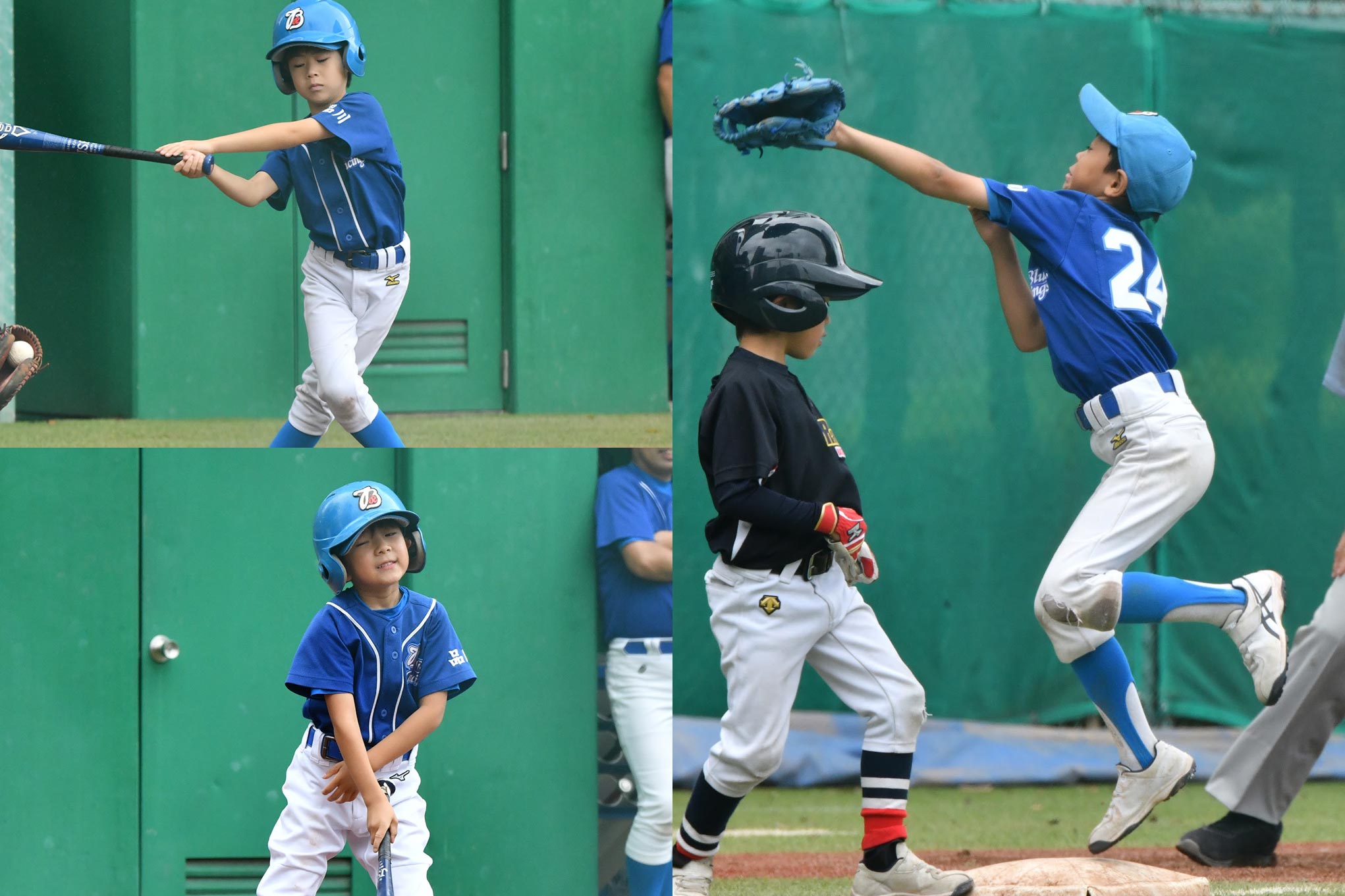 プレー中の写真