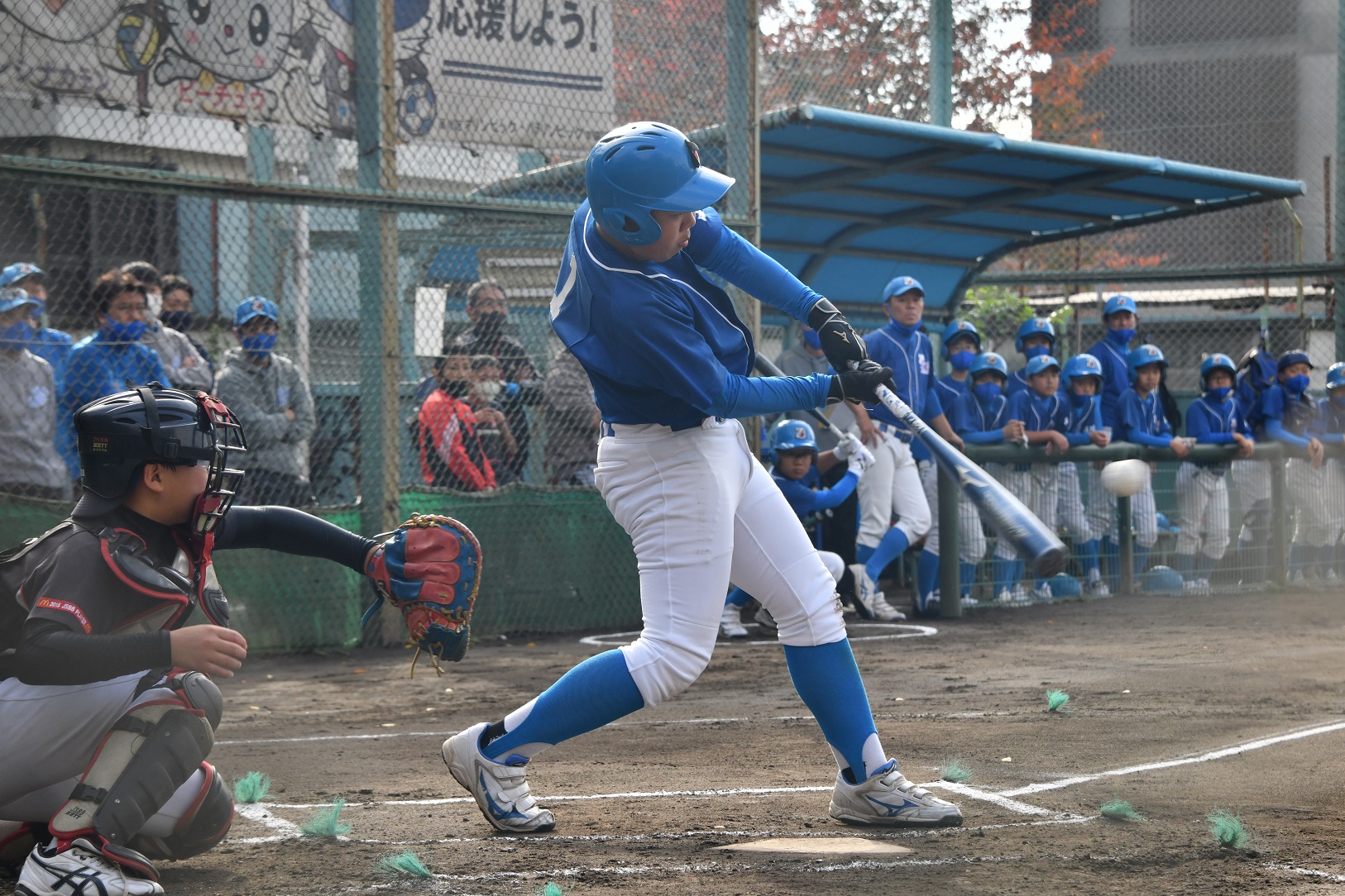 学童秋季トーナメント決勝戦の写真